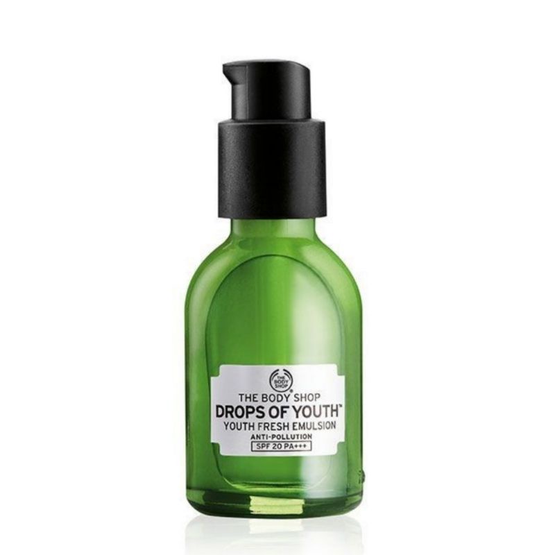 The BODY SHOP DROPS OF YOUTH 新鮮乳液抗污染 SPF 20pa 50ml