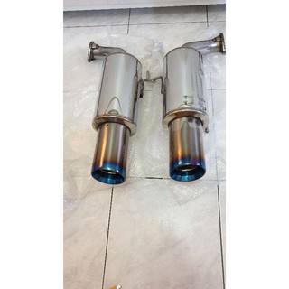 Dk改裝精品subaru Forester森林人藤壺排氣管fujisubo尾段彩鈦尾飾管另有wrx Levorg Sti 蝦皮購物