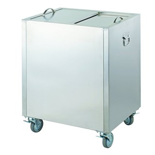 一鑫餐具【85x60落地型儲冰槽 】移動式PU發泡儲冰槽儲冰桶保冰桶白鐵儲冰槽