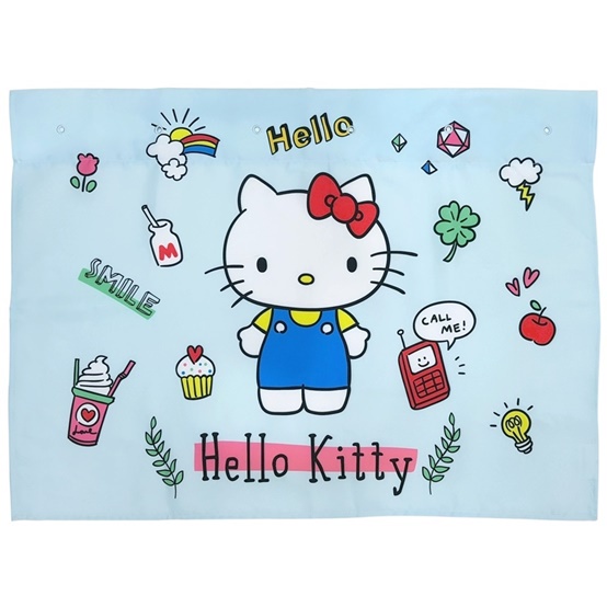 Hello Kitty 女孩日常系列 車用遮陽窗簾 68x52cm(1入) PKTD010B-06