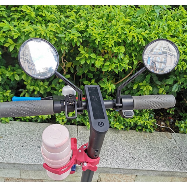 [changloria] 後視鏡滑板車反光鏡 腳踏車M365電動滑板車零配件360度旋轉凸面反光鏡自行車王董