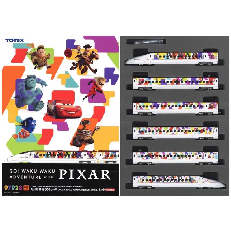 【全新現貨】 TOMIX 97928 Pixar 特別企画品 JR九州新幹線800-1000系 鐵道模型
