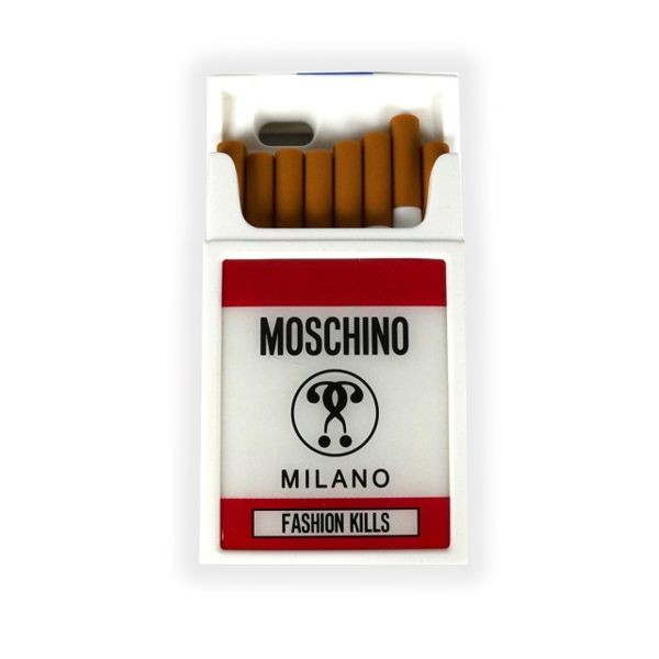 MOSCHINO 菸盒立體造型橡膠手機殼(IPhone 6/6S) A7990 8303 1001
