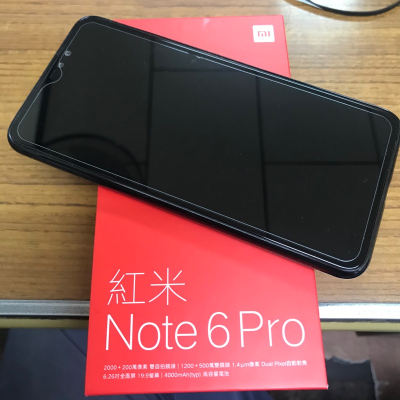 二手極新 紅米note6 pro 3g/32g