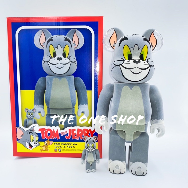 TheOneShop BE@RBRICK Tom Flocky 湯姆貓 植絨 庫柏力克熊 400% 100%