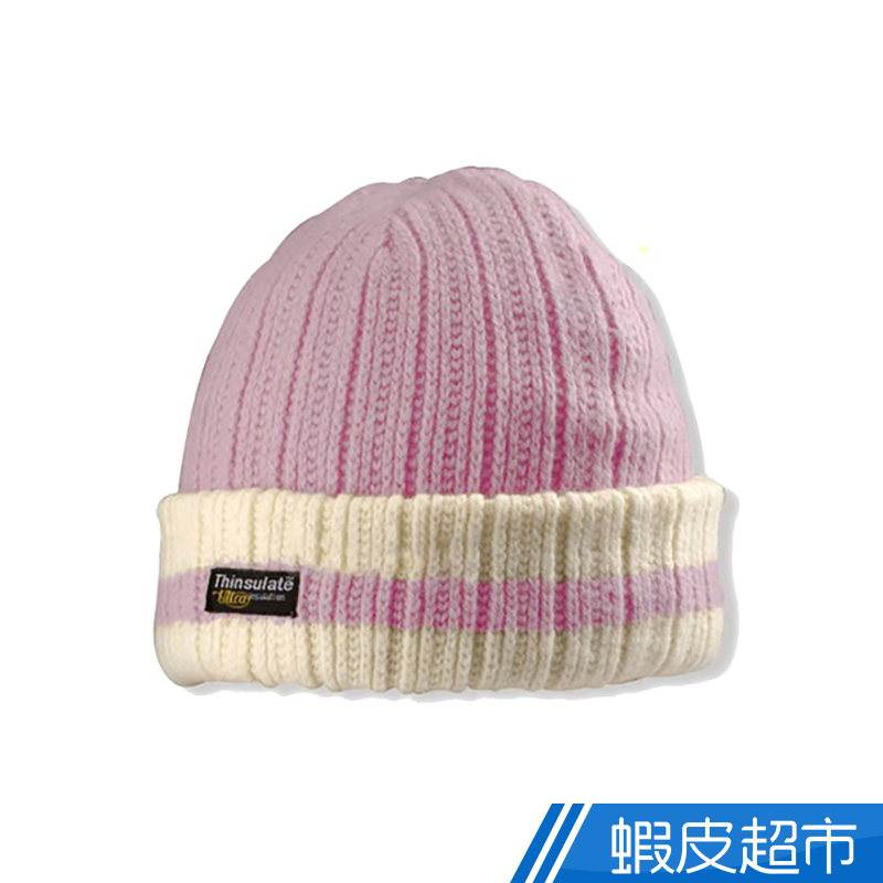 SNOWTRAVEL 3M防風透氣保暖羊毛帽(條紋摺邊) (粉紅)  現貨 款式 STAR018d-PIN 蝦皮直送