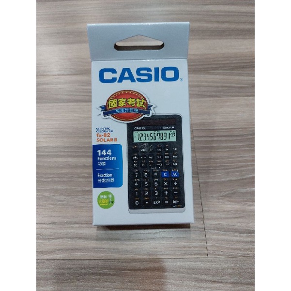 CASIO 國家考試專用計算機 fx-82 solar 2 全新現貨