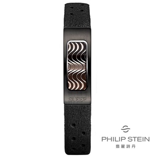 二手9.9成新【Philip Stein】翡麗詩丹睡眠手環- 黑色優雅款系列 睡眠手環 {美國認證-翡麗詩丹臺灣公司貨}