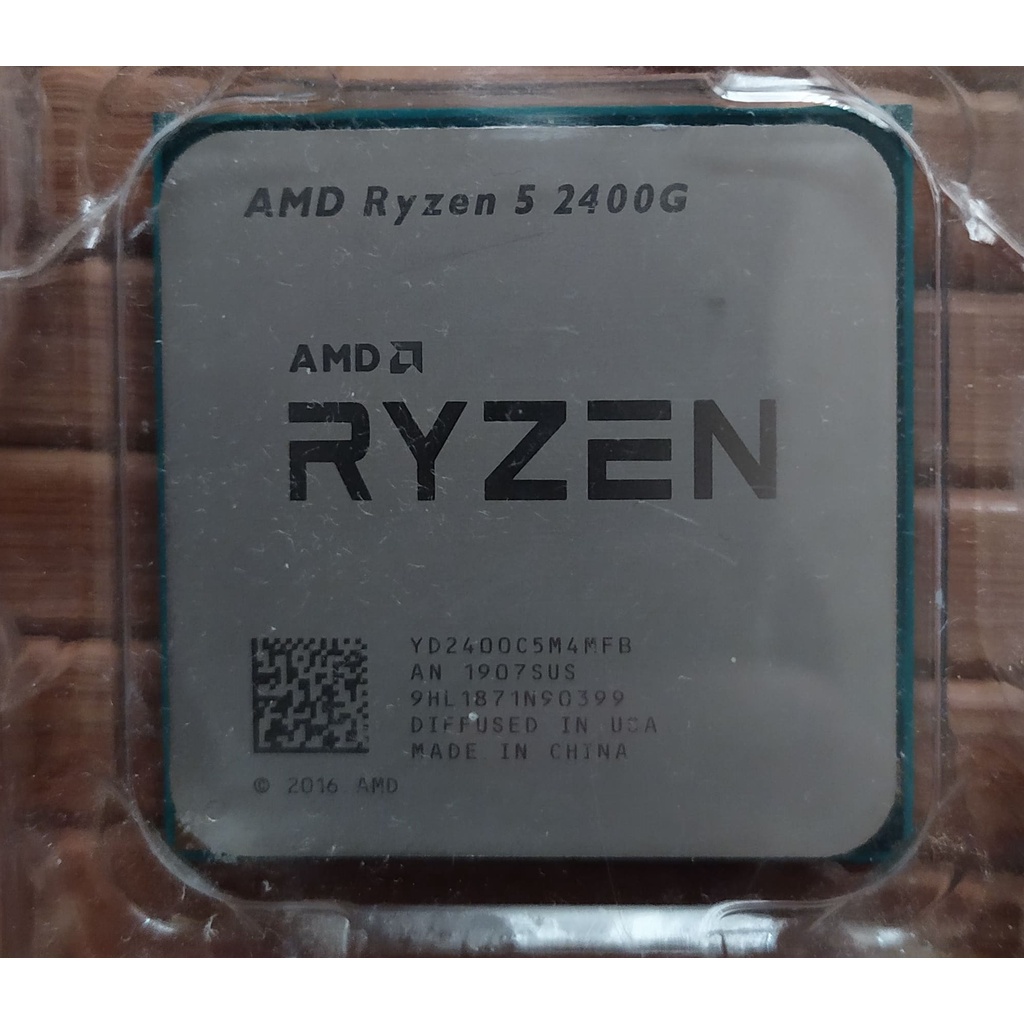 AMD RYZEN 2代 R5 2400G 4核心8線程CPU處理器附原廠扇