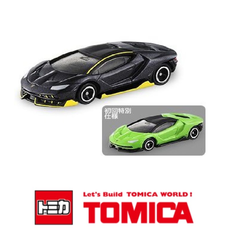 Tomica No. 81 多美 小汽車  Lamborghini 藍寶堅尼 2017年 新車貼