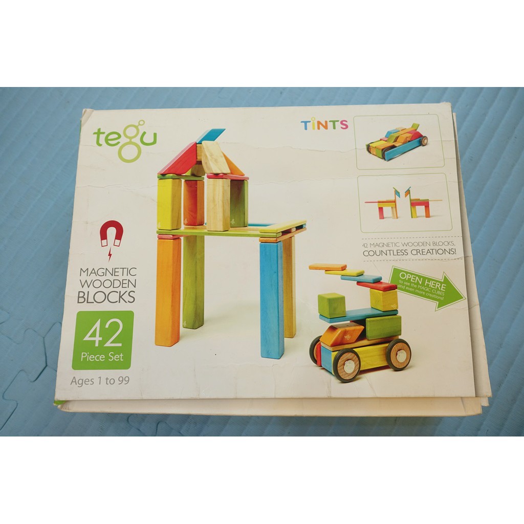 【美國Tegu】磁性積木 調色盤組 42件組
