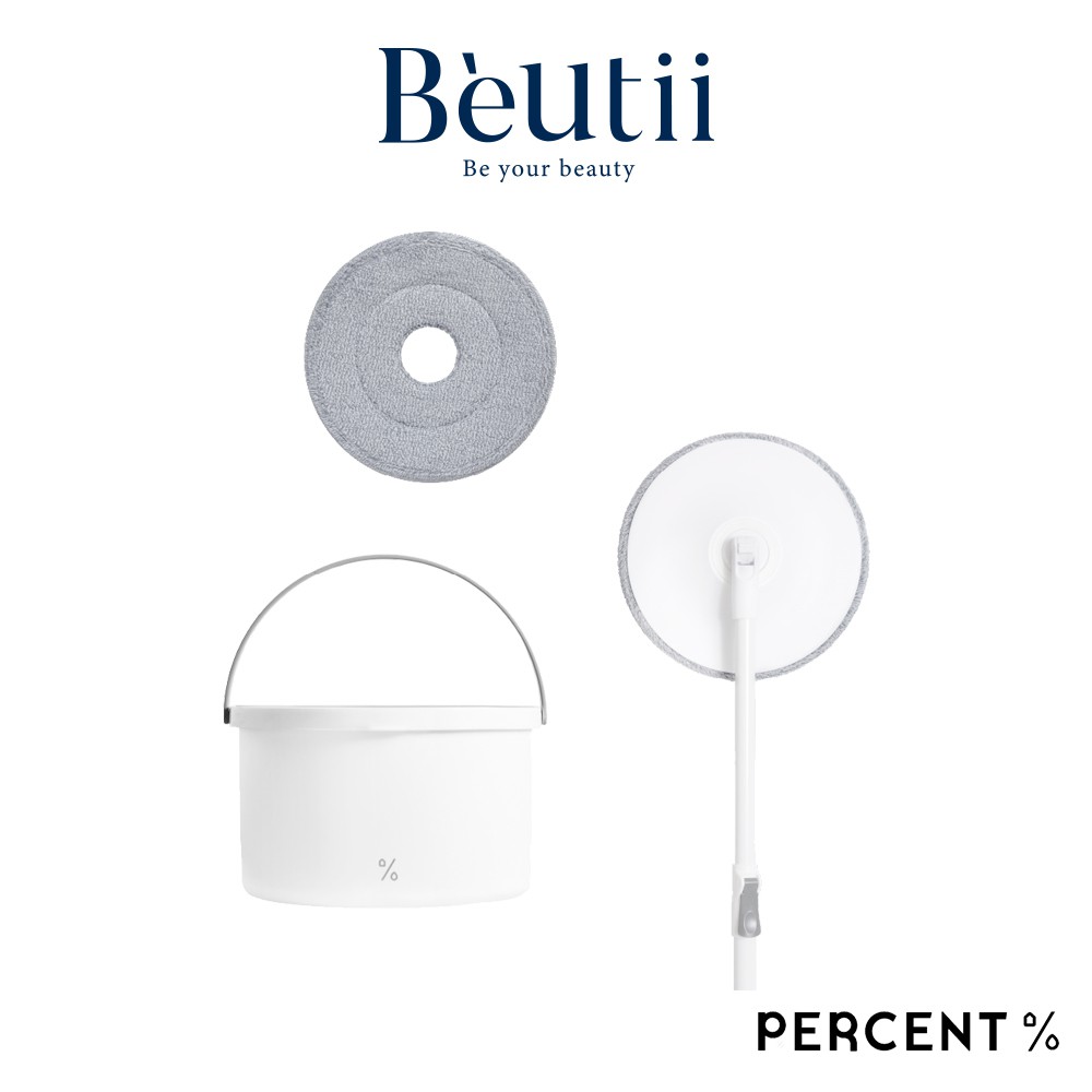 PERCENT 百潔 SPIN MOP 淨汙分離拖把 Beutii