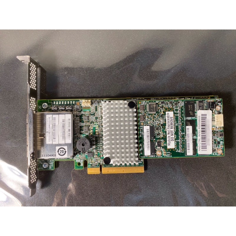 Intel RS25SB008 硬碟陣列專用卡 SFF8088 PORT-SATA3x8顆