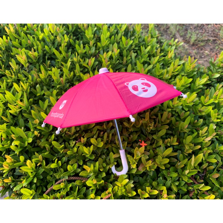 《阿寧的小店》手機架遮陽小傘 純色小傘、FoodPanda 特製款