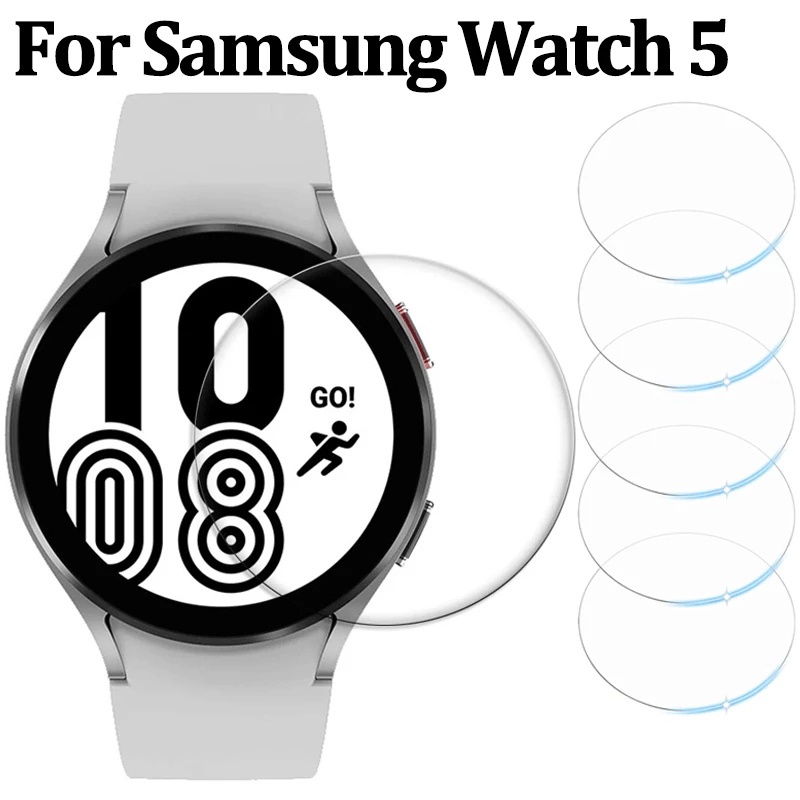 優質鋼化玻璃屏幕保護膜, 高清透明防刮膜, 與 Samsung Galaxy Watch 5 44mm 40mm 兼容