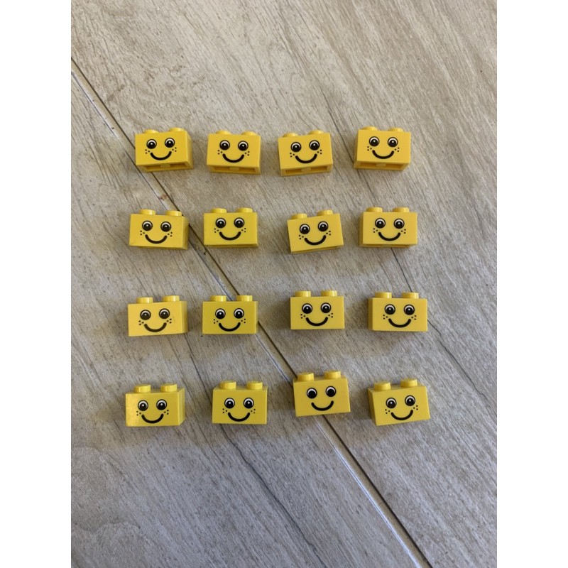 LEGO 樂高 笑臉 印刷磚 二手