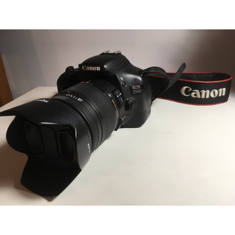 Canon 550D 入門必備款/ SIGMA 18-250旅遊鏡/ 可錄影/ 原廠全配/ 全套出售不拆賣