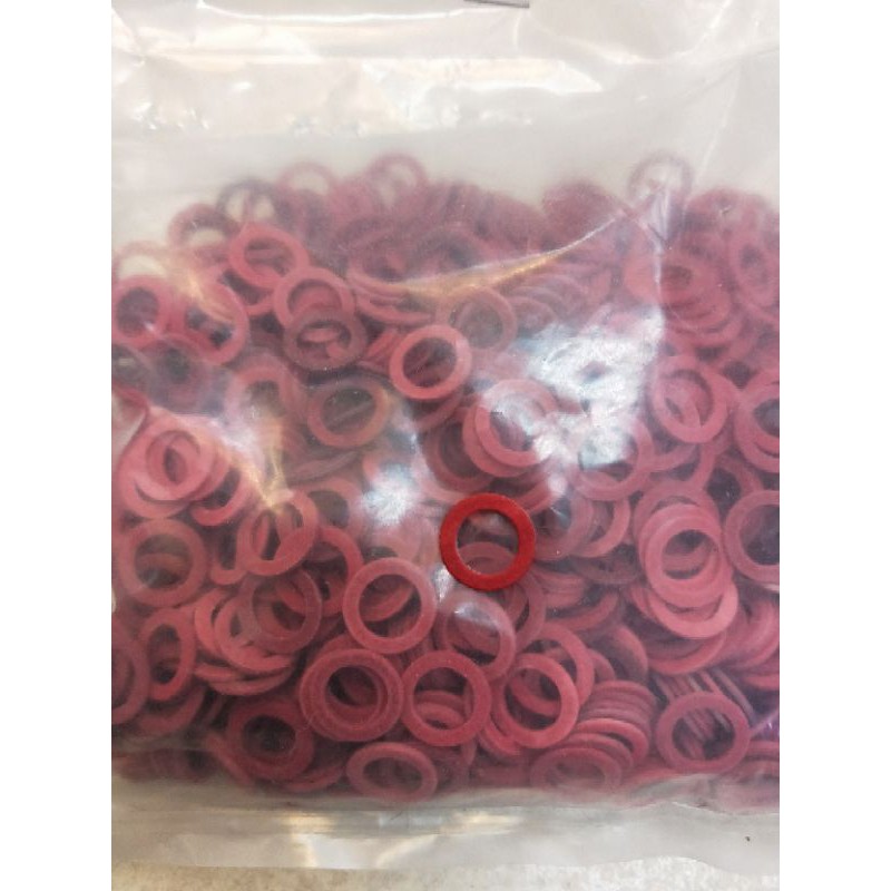 9*14快巴紅介子，平墊 紅鋼紙墊片 絕\緣墊圈 紅紙墊 老電扇 老電風扇 `馬達軸心