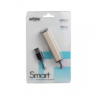 INTOPIC 廣鼎 USB2.0 鋁合金4埠集線器 HB-31B