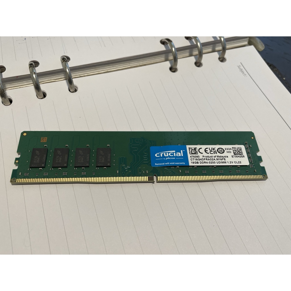 [ 二手 ] Micron 美光 DDR4 3200 16G