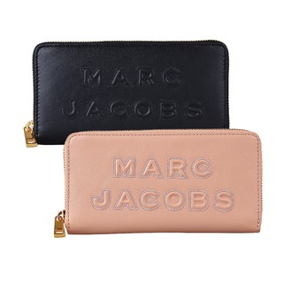 MARC JACOBS CONTINENTAL 12卡精緻荔枝紋牛皮拉鍊長夾 (兩色)