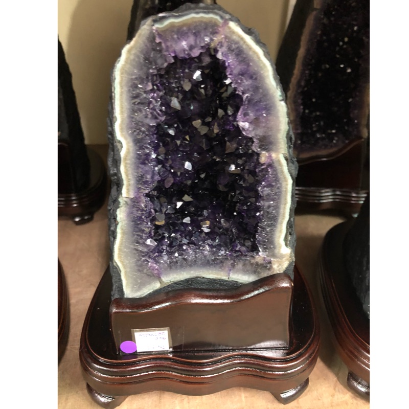 5A頂級 天然 烏拉圭🇺🇾紫水晶洞 晶洞 瑪瑙邊3.2公斤