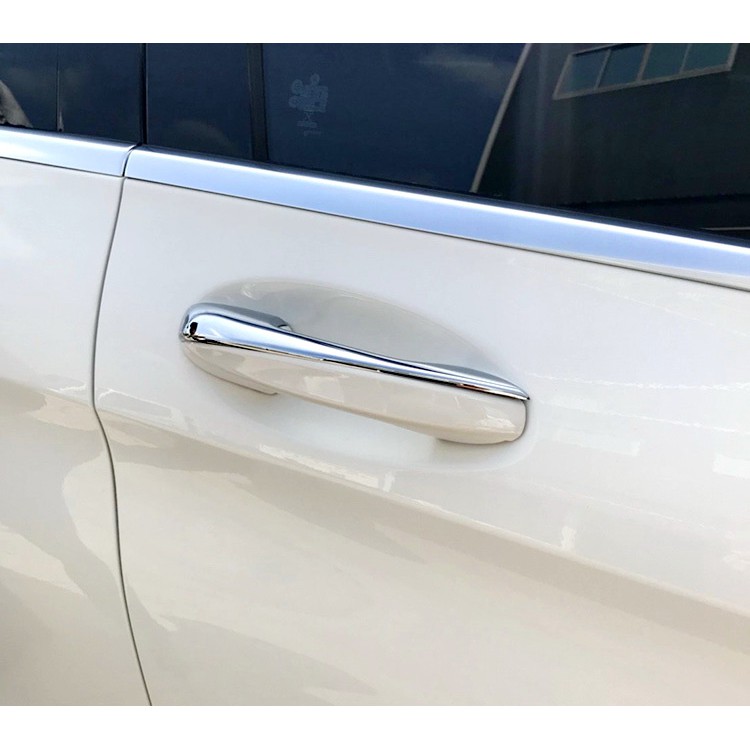圓夢工廠 Benz 賓士 GLC C253 2015~2019 GLC300 GLC350 改裝 鍍鉻銀 車門把手蓋飾貼
