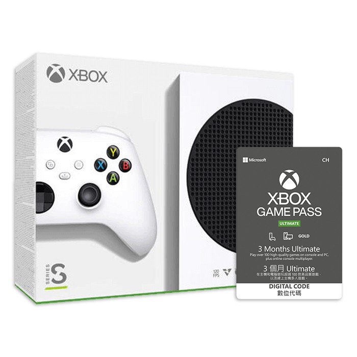 XBOX XBOX Series S + Xbox Game Pass Ultimate 3個月主機組合 現貨 廠商直送