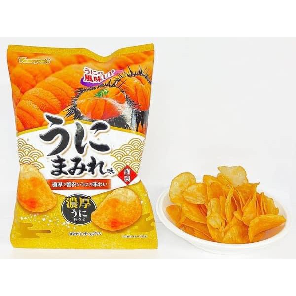 現貨 日本代購 日本海膽洋芋片 海膽 明太子 日本零食 洋芋片 餅乾 Japan 日本超人氣 日本餅乾
