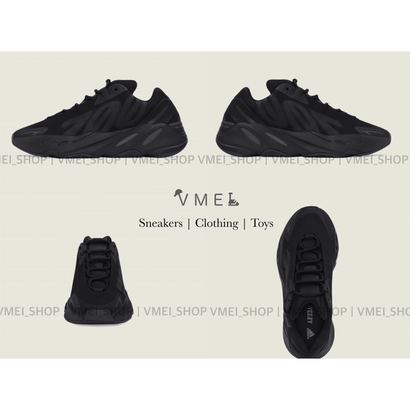 【VMEI_SHOP】Adidas YEEZY 700 “Vanta” 黑魂 女段