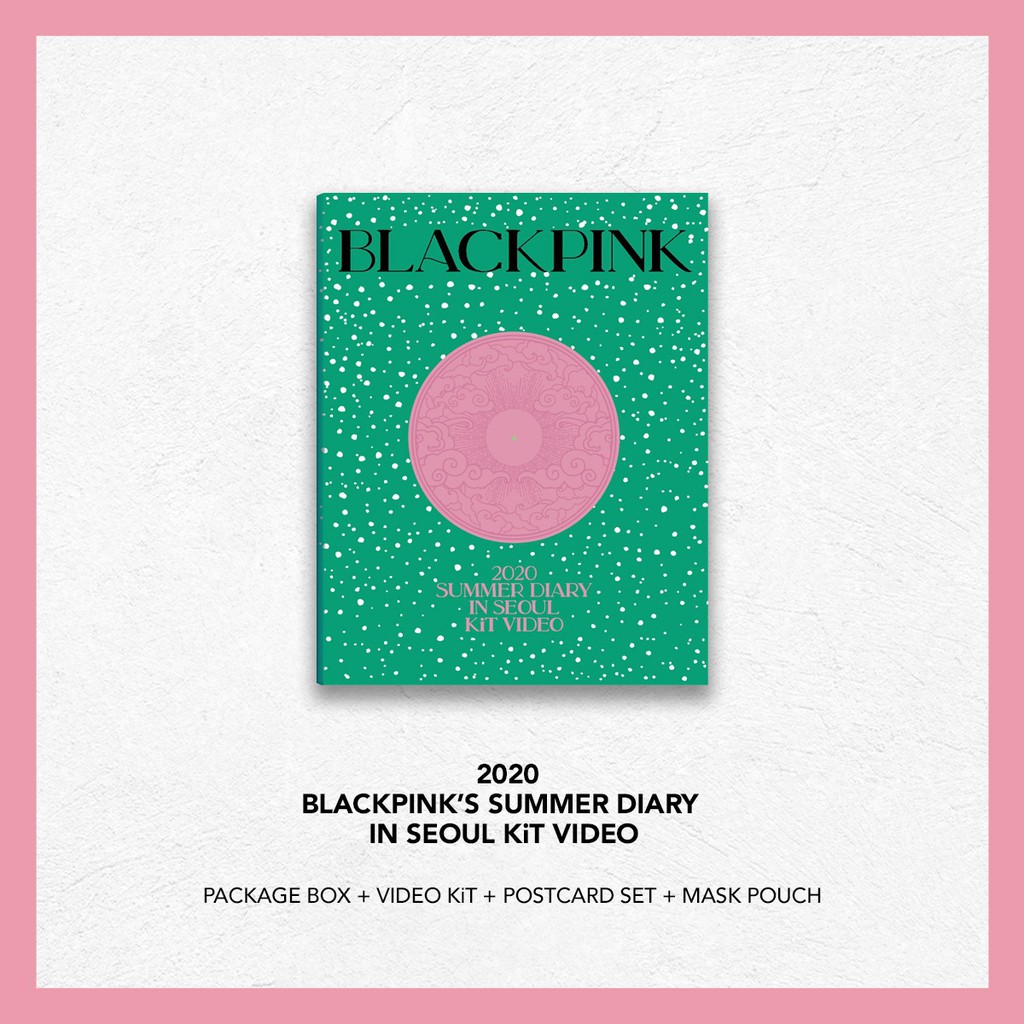 Blackpink 2020 Summer Diary In Seoul KiT Video 智能卡 夏日日記 明信片
