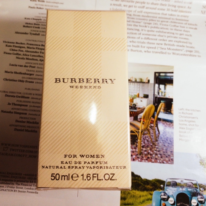 二手BURBERRY Weekend 週末女性淡香精 50ml