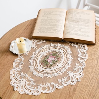 💖古典蕾絲桌墊💖刺繡 拍照道具 拍照背景布 餐巾 復古 拍攝道具 拍照背景 桌巾桌布 鏤空 蕾絲 居家裝飾 房間佈置