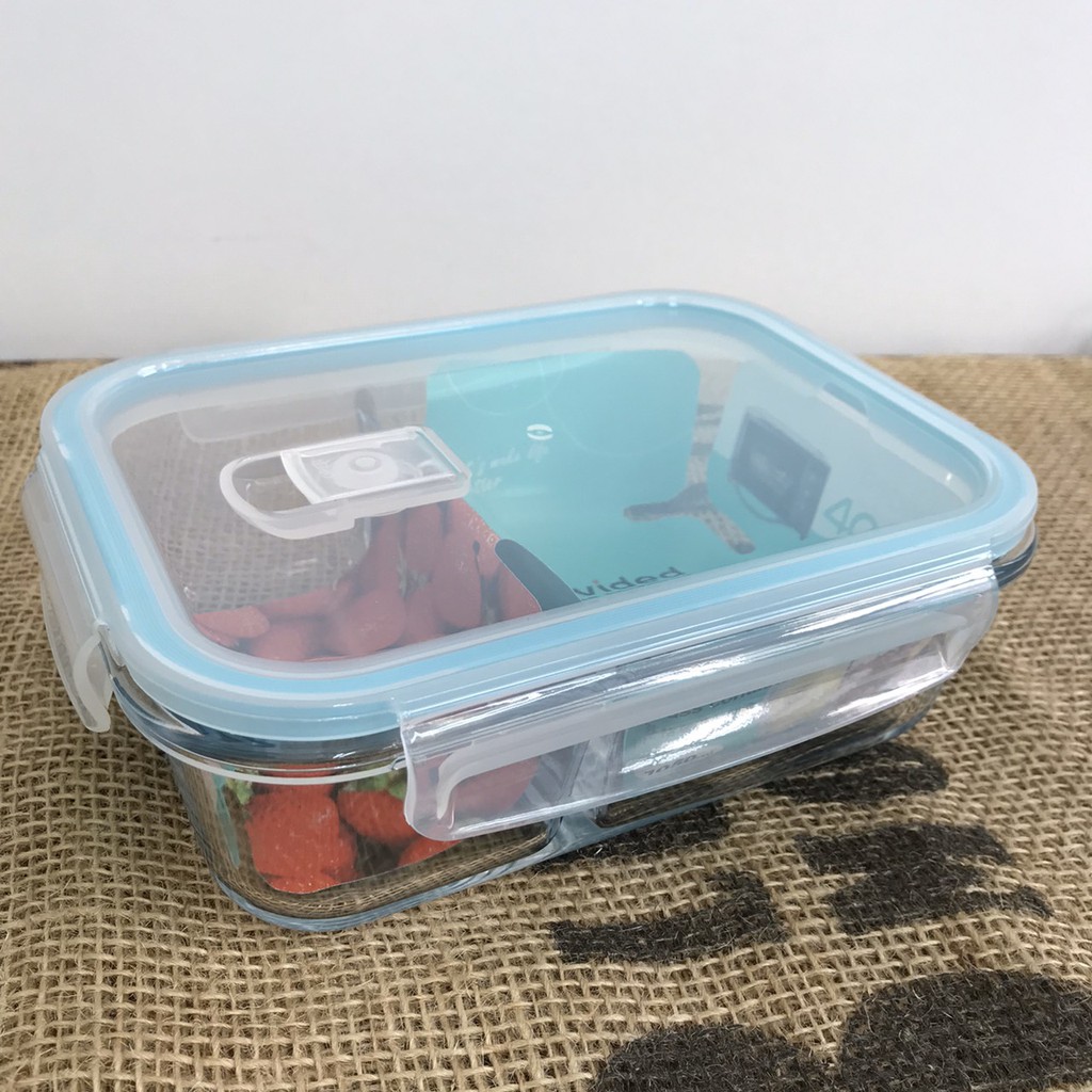 芬格玻璃保鮮盒-二格/三格 保鮮盒 便當盒 餐 烤盤