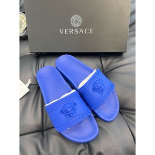 *漢森精品服飾* 正品 VERSACE 凡賽斯 logo 美杜莎 拖鞋 義大利製~ 現貨 42~43