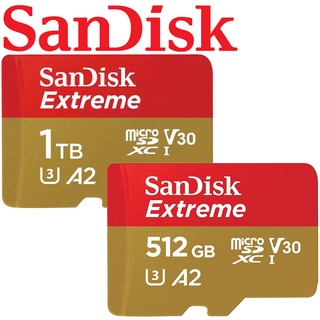 190MB/s 公司貨 SanDisk 1TB 512GB Extreme TF microSDXC 記憶卡 256G