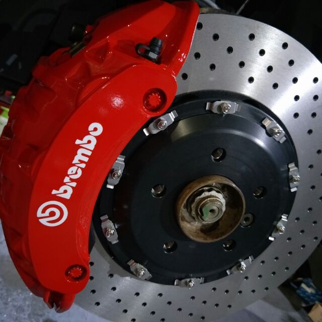 BMW x5 x6專用原裝進口brembo 20z卡鉗搭配前380 後380雙片式碟盤含brembo金屬油管來令片整套