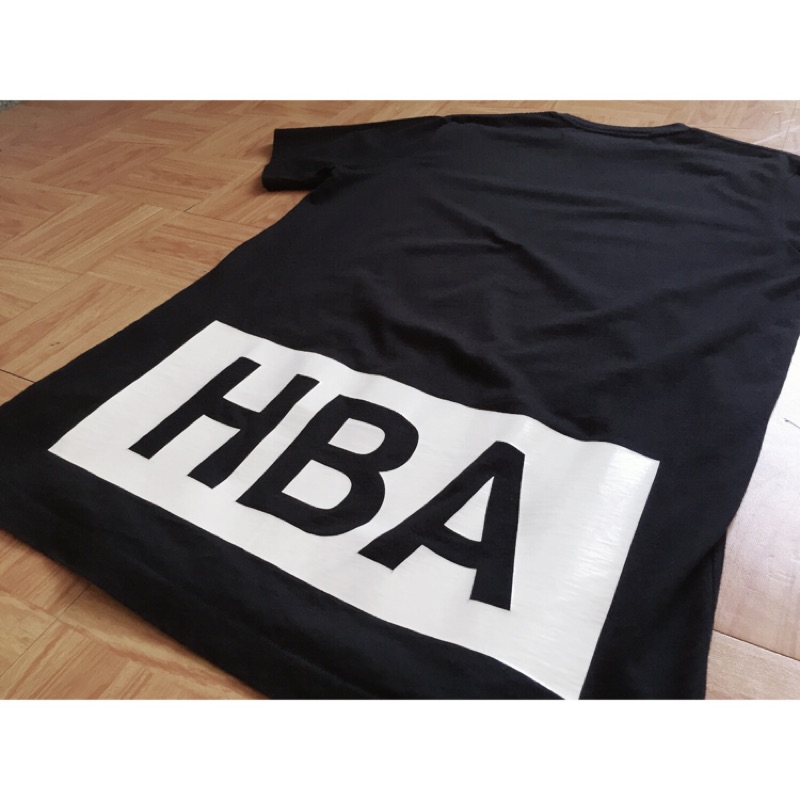(正品）Hood by air 高階潮牌HBA 經典logo 短袖T恤