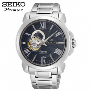 SEIKO SSA415J1 /藍面《Premier 開心鏤空機械錶》43mm/藍寶石水晶鏡面/日本製 SK007