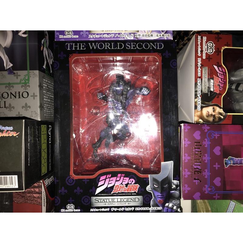 W玩具二手特價日版雕像傳說世界黑色jojo冒險野郎非吉良露伴承太郎超像可動布加黃金之風 蝦皮購物