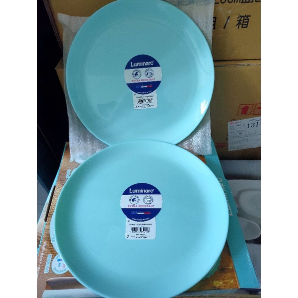 法國樂美雅雙盤組 帝芬妮藍 一盒2入 華南金股東會紀念品 蝦皮購物