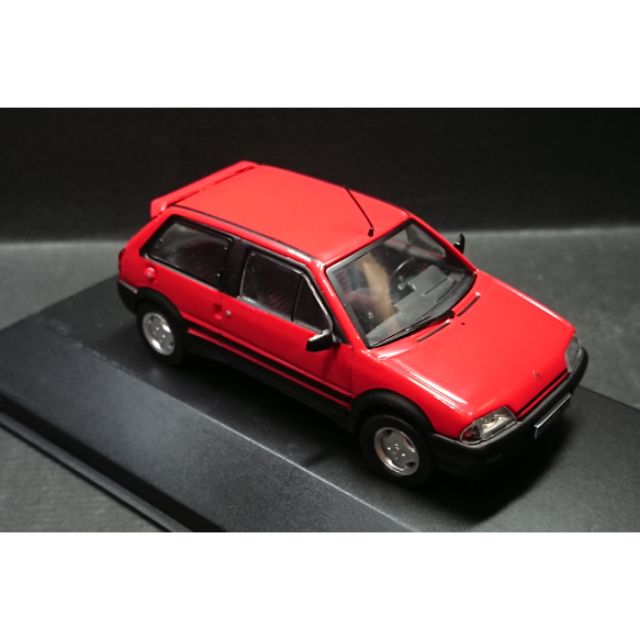 【經典車坊】1/43 1:43 Citroen AX GTI by IXO 附展示盒