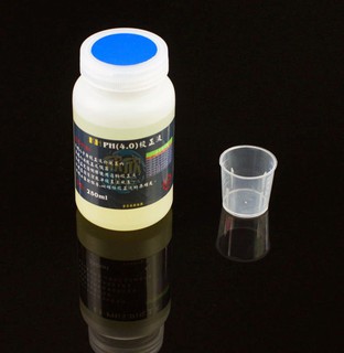 ~欣欣水族~Q6 PH校正液 250ml~PH4.0 附量杯