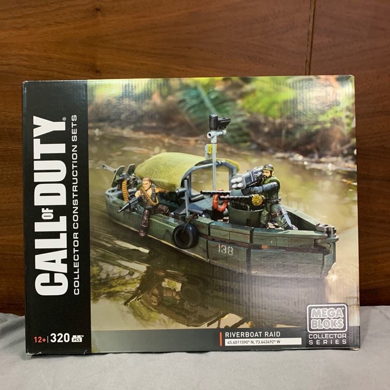 二手 MEGA BLOKS 美高 CALL of DUTY 河船突擊/積木