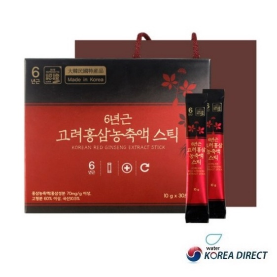 韓國正元蔘 6年根高麗紅參濃縮液10mlx30包