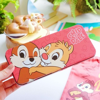 【迪士尼Disney】⭐️🇯🇵日本商品 奇奇蒂蒂鐵製收納盒 鉛筆盒 Chip 'n' Dale 日本製 日落小物 福袋