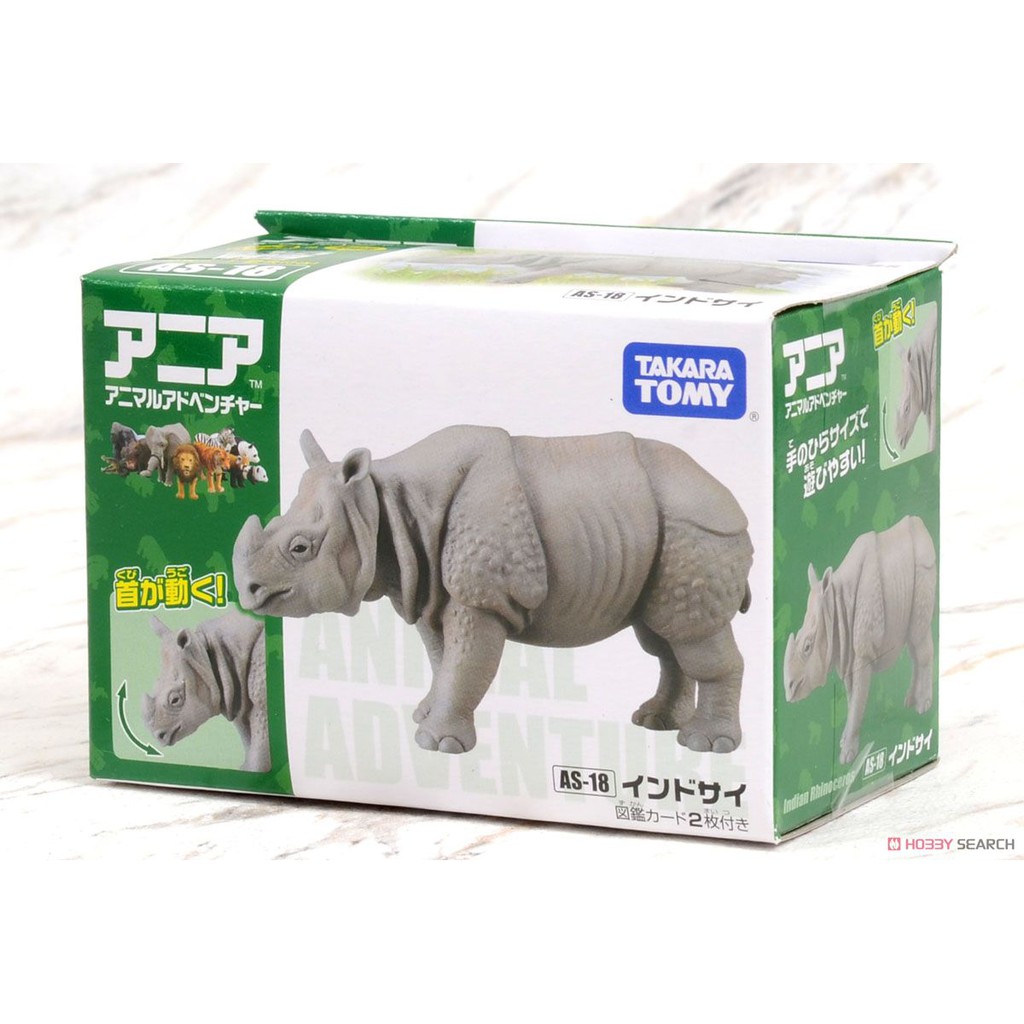 「芃芃玩具」TAKARA TOMY 多美動物 AS18-犀牛 貨號87106