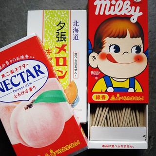 郭公館-日本製明治牛奶糖水蜜糖哈密瓜口味線香