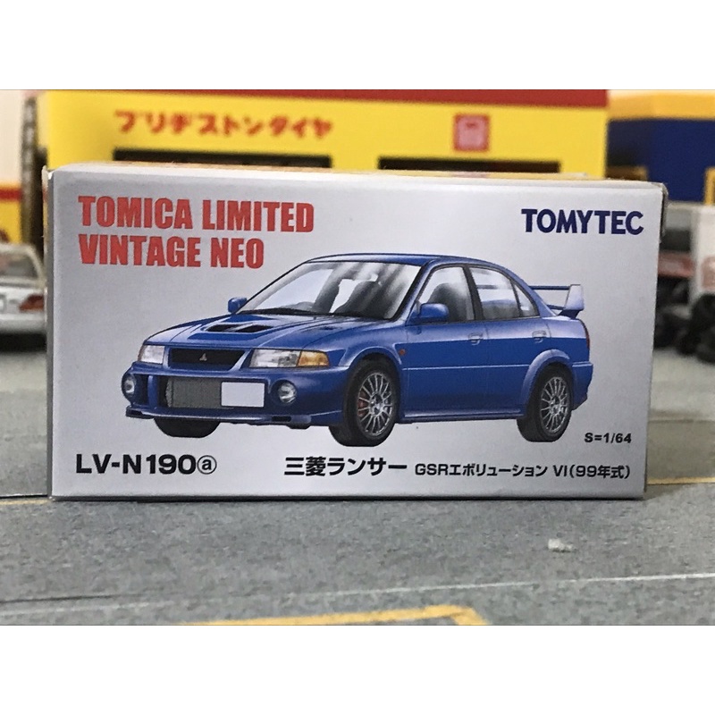 Tomica limited vintage Mitsubishi Lancer evo 1/64 Tomica tlv