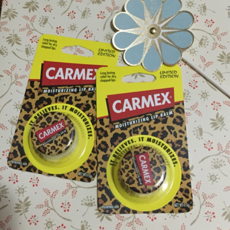 CARMEX 小蜜媞修護唇膏 護唇膏 經典圓罐 豹紋 7.5g